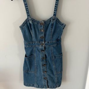 button up denim dress - Aeropostale s